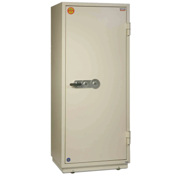 Valberg FRS 165 T-KL Fire Resistant Safe 2 Key Locks White