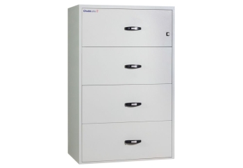 Chubbsafes Lateral FireFile M-360 4-Drawer Fireproof Filing Storage Cabinet
